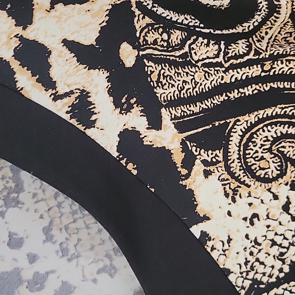 Chico's Animal Print Dress SZ 8/1 - Picture 3 of 6